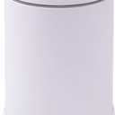 Glad Small Trash Can, 1.2 Gallon | Round Stainless Steel Garbage Bin with Soft Close Lid & Step Foot Pedal | Metal Waste Basket with Removable Inner Bucket, Lavender