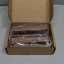 Wood Towel Hooks -Set of 2 Self Adhesive Vintage Towel Holder Wooden Wall Mounted Towel Racks for Bathroom and Kitchen Home Decor- Quick Drying, Firmly Holds Towel(Walnut)