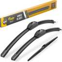 Raidbee 26"+22" Windshield Wiper Blades with 14" Rear Wiper Blade Automotive Replacement Set for Lexus RX330 2004-2006/RX350 2007-2009/RX400h 2006-2008 Genuine OEM Quality (Set of 3)