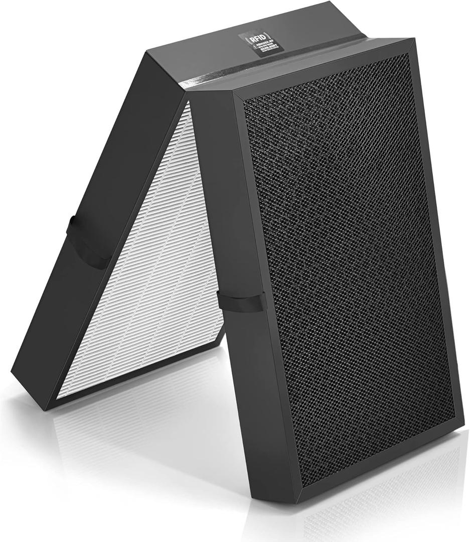 Uaswpart 7700 Smart Filter Compatible with Blueair Air Purifier Protect 7700 Smart Filter Replacement for Protect 7770i & 7710i, 3Step Filtration with True HEPA and Activate Carbon, 1Pack