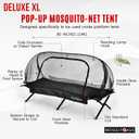 Bigger, but just as Cool MosquitOasis XL Pop-Up Mosquito Net Tent for Summer Camps and Camping 80 inches Long