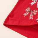 Little Girl Valentines Day Shirt Bow/Heart Clothes Toddler Valentines Day Outfit 3-8Y (Red)