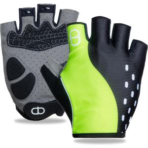 DA--Workout Gloves for Men and Women, Exercise Gloves for Weight Lifting, Cycling, Gym, Training, Breathable and Snug fit-Fluorescent Green (Orange, XL)
