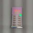 BTArtbox Press On Nails Almond - Soft Gel Fake Nail with Nail Glue, Reusable Opaque Short Stick On Nails in 16 Sizes Nail Kit for Gift Idea, Aurora Cat Eye