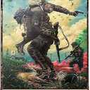 Licpact Veterans Day Decor U.S Army Veteran / Dragon Books Wall Decor Home Sign Gift 12x16 inch