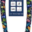 NDakter Bike Lock, 5 Digit Combination Heavy Duty Anti Theft Bicycle Chain Lock, 2.62/3.2/4.27/5/6Ft Long, High Security Resettable, Suitable for Bike, Scooter, Door, Gate, Fence-4/6mm Thick