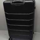 Simple Deluxe 28 Inch Hardside Carry On Luggage, Suitcase with Double Spinner Wheels & TSA Lock, Hard Shell, Expandable Rolling Lightweight, Black 3 SUIT CASE