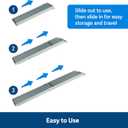 PetSafe Happy Ride Telescoping Dog Ramp, Portable Pet Ramp for Cars, Trucks & SUVs with Adjustable Sizing (Standard)