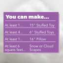 Fairfield Silky Poly-Fil, Premium Polyester Fiber, Soft Pillow Stuffing for Peaceful Sleep, Stuffed Animals and Toys, 12-ounce Bag