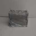Mind Reader Accessory Organizer, Supply Storage, Makeup, Office, Kitchen, Metal Mesh, 8.25"L x 12.5"W x 12.5"H, Silver