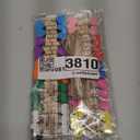 jijAcraft Clothespins with String - 50Pcs Mini Wooden Clothes Pins with Heart, 10Colors Heart Clips, 1.4Inch Small Photo Craft Clip for Baby Shower, Wedding, Birthday