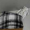 Electric Blanket Wearable Heated Shawl with Hood & Pockets  6 Heat Levels, 4H Auto-Off, Reversible Flannel & Sherpa, Cozy Plaid Heated Throw for Home, Couch, or Gift, 40"x70", Black & Grey