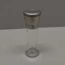 HOME EC Original Stainless Steel Salt or Pepper Grinder 1pk - Adjustable Ceramic Sea Salt Grinder or Pepper Mill - Tall Glass Spice Shaker - Spice Mill w/EBook