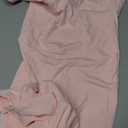 Women Workout Scrunch Flare Jumpsuits Lace Deep V Hanging Neck Halter Backless Butt Lift Gym Yoga Jumpsuits (Large, Pink)