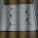 SUNWINGS 10-Sheet Leaf Waterjet Peel and Stick Backsplash, 12.4" x 10.7" White Marble Looks Self-Adhesive Tiles, Stick on Backsplash for Kitchen & Bathroom