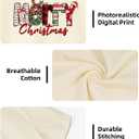 Toddler Boys Christmas Shirt Girls Kids Ugly Xmas T-Shirt Short Sleeve Cotton Tee Top 2T-8Y (Snowflake Merry Christmas)