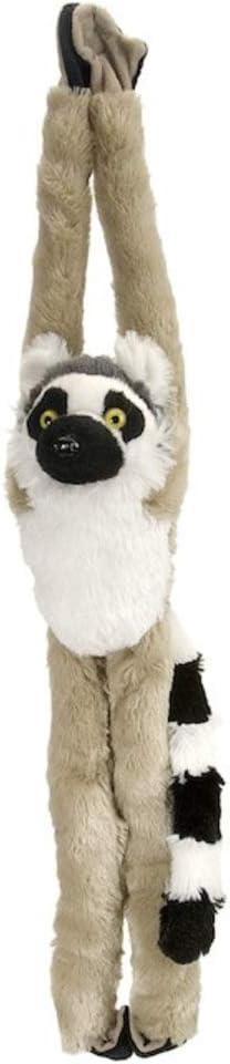 Wild Republic Ring Tailed Lemur Plush, Monkey Stuffed Animal, Plush Toy, Gifts For Kids, Hanging 20