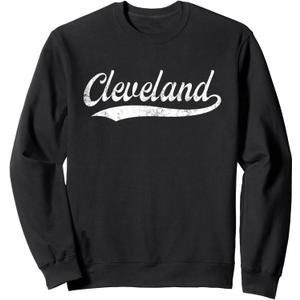Vintage Cleveland Ohio Distressed OH Apparel Sweatshirt, M