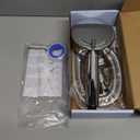 FEELSO Filtered Shower Head with Handheld, High Pressure 3 Spray Mode Showerhead with 60" Hose, Bracket and 15 Stage Water Softener Filters for Hard Water Remove Chlorine and Harmful Substance (Chrome)