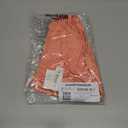 Amazon Essentials Women's High Waist High Leg Bikini Bottom (Large, Coral Pink)