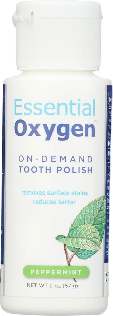 ESSENTIAL OXYGEN Organic Mint Tooth Polish, 2oz