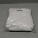 PLASTIC PRINCE 13 Gallon Trash Bags, 12-16 Gallon Black Kitchen Bags, 1.3 Mil, Heavy Duty, Fits Round and Square 12-16 gal Trash Cans, 24" x 31" Garbage Trash Can Liners (50 Pack, White)