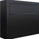 Elegance- Contemporary Designer Mailbox in Powder-Coated Black
