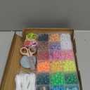 Funtopia Beads for Crafts, Pony Beads Keychain Making Kit, Bead Pets Art Crafts for Kids Beginners, Birthday Party DIY Craft for Girls Boys (1500 Bead, 30 Designs)