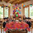 Wettarn 47 Pcs 2026 Pre School Graduation Decorations Pre k Graduation Decorations Include Kindergarten Table Cover 10 Congrats Hanging Swirl 36 Pcs Graduate Balloon for Congrats Grad Party(Red)