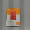 WD 4TB My Passport, Portable External Hard Drive, Red, backup software with defense against ransomware, and password protection, USB 3.1/USB 3.0 compatible - WDBPKJ0040BRD-WESN