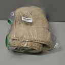 DEXI Bathroom Rug 24x16, Non Slip Washable Bath Mat for Shower Floor, Absorbent Soft Bathmat with Rubber Backing, Quick Dry Microfiber Carpet, Beige