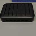 MSTJRY Charging Station for Multiple Devices : 6 Port USB Charger Stations - Family Multi-Device Organizer Charging Dock - Designed for iPhone iPad Android Cell Phone Tablet and Electronic, Black