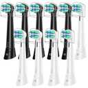 Replacement Brush Heads Compatible with Oral-B iO Series 2–10 Toothbrush, Soft Bristles (Mixed - 10 Pack)