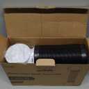 MOPHA 8FT Dryer Vent Hose for Tight Space, 90 Degree Dryer Vent Elbow with Rubber Seal Connectors, Indoor Dryer Hose Vent Kit with 6-Layer Duct, Heat Resistant Dryer Exhaust Flexible Pipe with Adapter