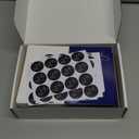 XXINMOH 100 Pack Thank You Cards With Envelopes Bulk Set & Stickers - 4x6 inch Blank Thank You Notes Bulk Box Set - Large Note Card Small Business, Wedding, Baby Shower & Bridal Shower - Navy Blue