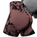 OVESPORT Workout Shorts for Women Scrunch Butt Lifting High Waisted Yoga Gym Seamless Booty Biker Shorts, M