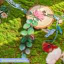 2 Pcs Flower Banner Wildflower Garland, Baby Shower Decorations, Floral for Enchanted Garden Party, Wedding Wild One Bloom Baby Shower Fairy Tale Tea Market Spring Supplies Girl Woodland Party