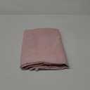 JIALE Rectangle Tables Cloth, Waterproof Stain Resistant Tablecloth, Wrinkle Free Farmhouse Dining Table Cover, Soft Fabric Table Cloths for Dinner/Party/Holiday, 52 X 70 Inch, Pink