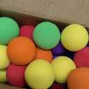 30 Pcs Colourful Mini Soft Foam Balls Assorted Lightweight Mini Play Balls Sponge Balls for Crafts Birthday Party Favors Bag Gifts Fillers Carnival Prizes Gift for Classroom (Colourful)