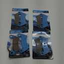 Youxmoto Ceramic Brake Pads for POLARIS Ranger 570 EPS EFI 2016 2017 2018 2019 2020 2021 2022, for Ranger EV 16-19; RZR 4 900/1000 2012-17; RZR XP 4 1000 2016-2020; 4 Sets Front Rear Brake Pads