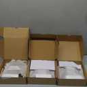 Amerdeco 3 Pack Privacy Door Handles, Champagne Bronze Interior, Knurled Lever, Heavy Duty for Bedroom and Bathroom, Reversible Keyless for Right & Left Side AM0021