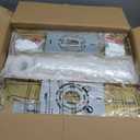 Gold Wall Sconces Set of Two with Crystal Glass Strip Bathroom Sconces Modern Wall Lights for Bedroom Living Room Hallway Wall Light Fixtures, 2 Light E12 Base (15.74 in High)