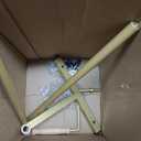 Raffle Drum, Heavy Duty Raffle Ticket Spinner Cage with Wooden Silent Design Turning Handle, Thickened Raffle Ticket Box for Lottery Games, Bingo, Raffle Balls