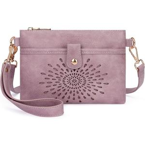 APHISON Wristlet Wallets Clutch Purses Small Crossbody Bags For Women, Cell Phone Wallet Purse RFID Wallet Women
