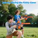 2 Pack Gel Ball Blaster Splatter Toys - High Powerful 12 Per Seconds 160+ Fps Super High Speed Automatic Splat Toys for Age 14+