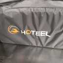 HOTEEL 10x20 Pop up Canopy with 6 Sidewalls, One Push Instant Setup Outdoor Canopy Tent with Reinforce Rod, Weight Bag, for Parties, Events, Black