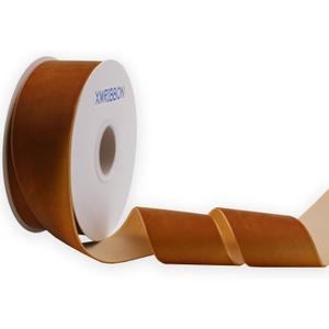 Copper Velvet Ribbon Single Sided,2 Inch by 10 Yards Spool