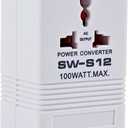 100W Voltage Converter Travel Adapter 110V/120V to 220V/240V Travel Step-Up & Down Voltage Converter Transformer