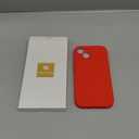 Miracase Compatible with iPhone 15 Case, [Soft Anti-Scratch Microfiber Lining], Liquid Silicone Case Gel Rubber Shockproof Drop Protection Phone Case for iPhone 15, Red