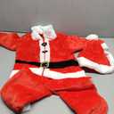 QIAONIUNIU Baby Santa Costume Toddler Christmas Dress Up Romper 1-60months (3-4T/Height 39"-42")